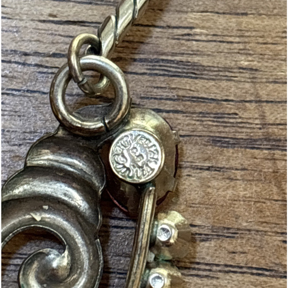 De Curtis Pink Rhinestone Choker & Screw Earrings 1/20 12k Gold Filled Vintage - Picture 7 of 8